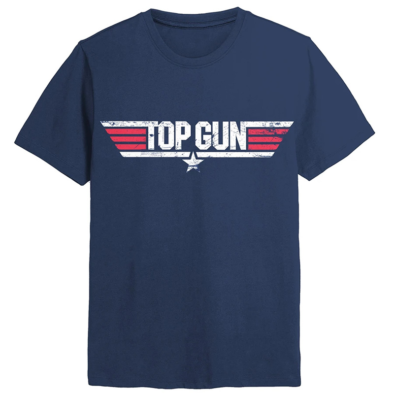 top gun maverick movie official t-shirt clothing merchandise for top gun and aviation fan main